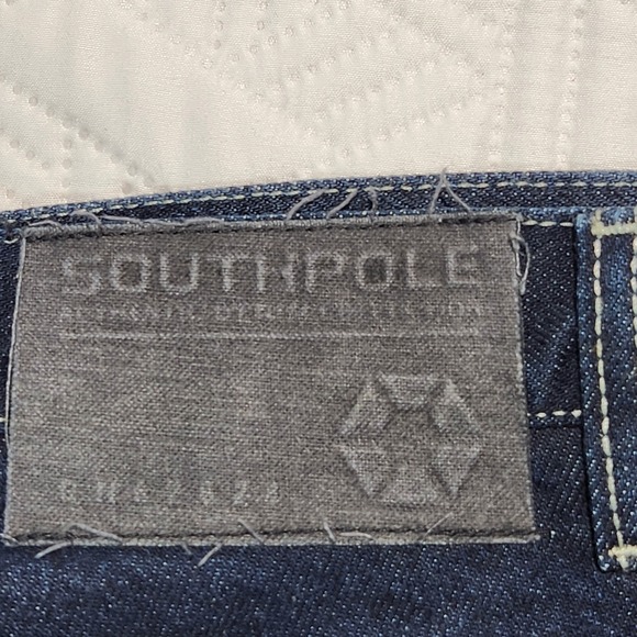 Southpole Carpenter Jeans Men‎ 36x32 Denim Baggy 90s Y2K Dark Wash Vintage - Picture 4 of 16